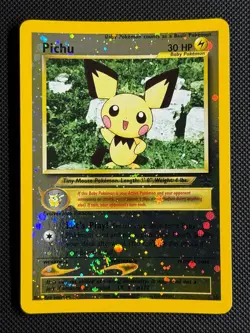 1# Pokemon Cards Pichu 35 Wizards Black Star Promos Promo - Image 1