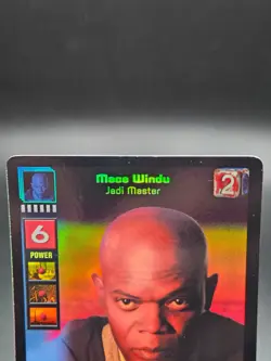 Mace Windu Star Wars Young Jedi CCG Uncommmon Foil Trading Card F3 - Image 3