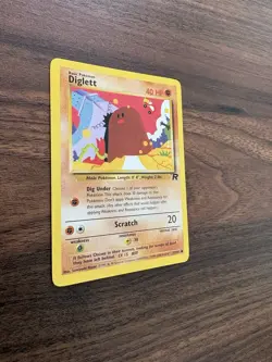 DIGLETT - Team Rocket Set - 52/82 - Common - Pokemon Card - Unlimited - LP - Image 3