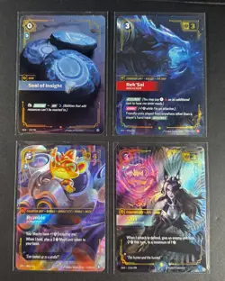 Riftbound League of Legends Hits Bundle - 4 cards - pack fresh - quick ship - Image 1
