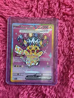 Pokemon Tcg Pikachu EX SIR 277/217 Ascended Heroes English Card- NM - Image 1