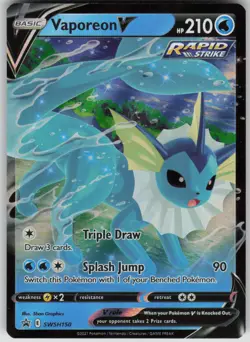Pokemon TCG Vaporeon V - Promo SWSH: Sword & Shield Promo Cards SWSH150 - Image 1