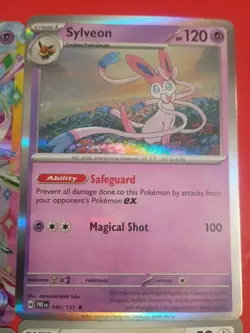 X6 Eevee Sylveon Promo Ex JP Rare Holo Cute Pokemon Cards Unique Adorable Cat - Image 4