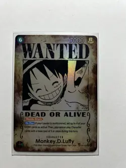 Monkey D Luffy Op13 118 Wanted One Piece Card Game English - Image 1