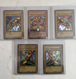 Exodia the Forbidden One 5-Card Set (Legs both 1st Edition) - Image 1