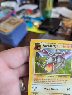 Aerodactyl Fossil Set Holo Pokemon Card - Image 5