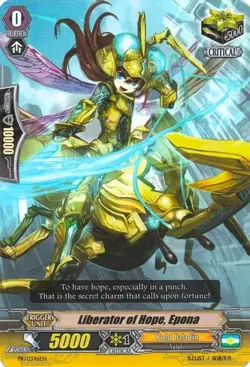 CARDFIGHT !! Vanguard, Liberator of Hope, Epona - Promo Cards (PR) - Image 1