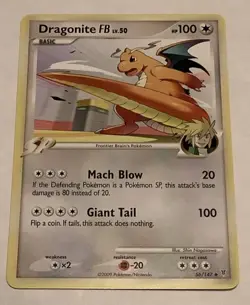 Pokemon Dragonite FB Supreme Victors Uncommon Regular 56/147 2009 Card - Image 1