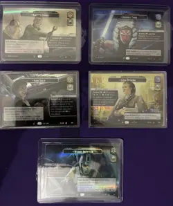 Star Wars: Unlimited Card Lot - Showcase, Legendary, Rare, Uncommon - Set 4 5 6. - Image 1