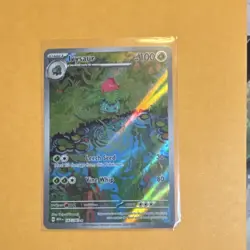 Pokemon Ivysaur Illustration Rare Holo Card Sv151 167/165 100 HP Vine Whip - Image 1