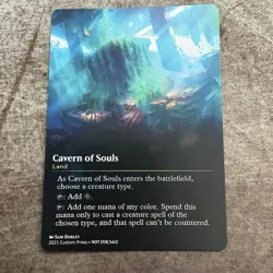 Cavern of Souls - Custom Art MTG Magic The Gathering Playtest Card - Image 1