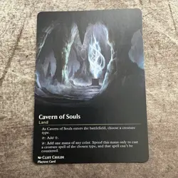 Cavern of Souls - Custom Art MTG Magic The Gathering Playtest Card - Image 1