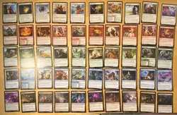 Magic The Gathering Lot Of 50 Battle For Baldur’s Gate Common Cards - Image 1