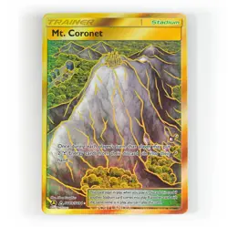 Pokemon - Mt. Coronet - SV89/SV94 - SM Hidden Fates - Gold Shiny Vault Card - Image 1