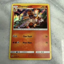 CHARMELEON 19/147 Burning Shadows Holo Pokemon Card NM - Image 1