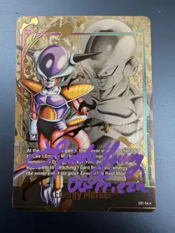 Dragon Ball Super Card Game Fusion Energy Marker E01-04 Linda Young Frieza Auto - Image 1
