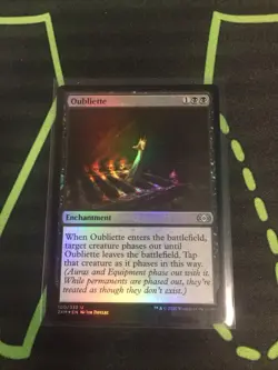 MTG Magic The Gathering Oubliette Foil 2XM Black Enchantment - Image 1
