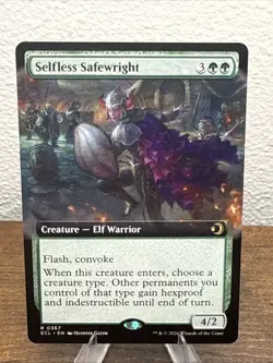 MTG Lorwyn Eclipsed ECL Selfless Safewright (0367) Non-Foil Extended Art Rare NM - Image 1