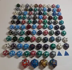 MTG d20 Spindown Dice Lot of 102 Various Sets and Colours - Image 3