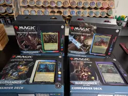 Magic the Gathering Universes Beyond Warhammer 40,000 Commander Decks (Set of 4) - Image 1