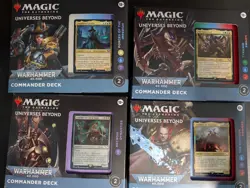 Magic the Gathering Universes Beyond Warhammer 40,000 Commander Decks (Set of 4) - Image 3