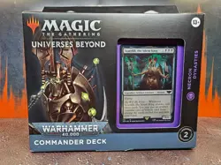Necron Dynasties MTG Warhammer 40K Commander Deck Sealed - Image 1