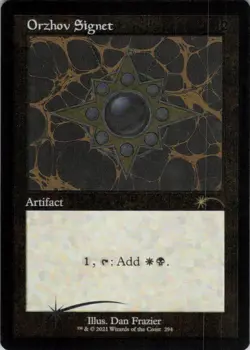 Orzhov Signet Etched Foil - Secret Lair Enemy Signets - 294 NM - Image 2