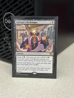 Splinter's Technique - Teenage Mutant Ninja Turtes - MtG- NM - Image 1