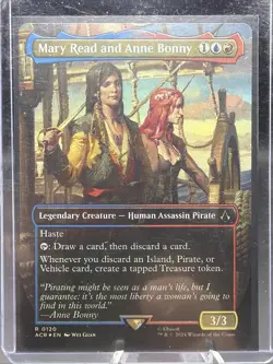 Mary Read and Anne Bonny (Borderless) Universes Beyond: Assassin's Creed Foil - Image 2