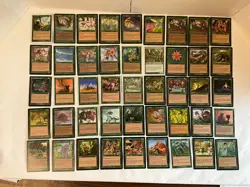 Lot 233 MTG Magic the Gathering Green/Forest Giant/Explosive Growth/Scaled Wurm - Image 2