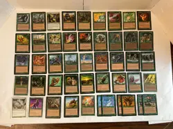 Lot 233 MTG Magic the Gathering Green/Forest Giant/Explosive Growth/Scaled Wurm - Image 4