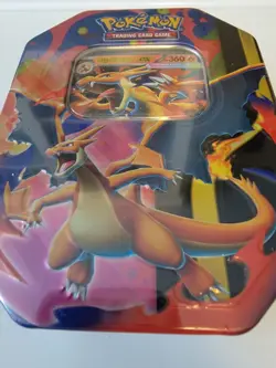 Pokemon TCG: Mega Charizard Y Ex Tin English In Stock Ready To Ship - Image 3