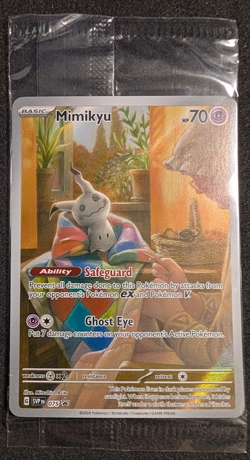 Mimikyu 075 Scarlet & Violet Sealed Paldean Fates ETB Promo Pokemon - Image 1