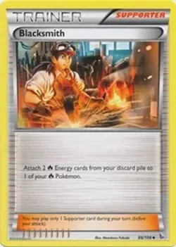Blacksmith (#88/106) XY - Flashfire LP Pokemon - Image 1