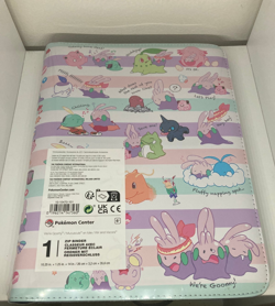 Pokemon Center TCG We're Goomy Zip Binder - Stores 360 Cards FAST SHIP/SOLD OUT! - Image 1