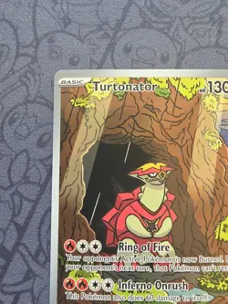 Pokemon: Turtonator #146/142 Sv07: Holo Rare Stellar Crown 2024 - NM - J91 - Image 3