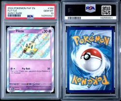 PSA 10 FLITTLE #164 2024 POKEMON PAF EN-PALDEAN FATES SHINY RARE - Image 3
