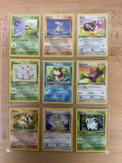 NM Complete JUNGLE set 1999 Pokemon 1st edition All COMMON Cards Pikachu ! - Image 2