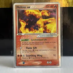 Moltres ex #031, Black Star Nintendo Promo, Holo Rare Pokemon Card, 2005 - Image 1