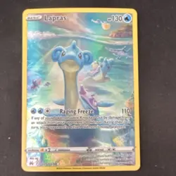 Pokemon Lapras Full Art Holo GG05/GG70 Crown Zenith Galarian Gallery Basic HP130 - Image 1