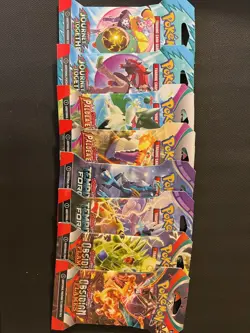 Pokemon TCG Scarlet Violet Sleeved Booster 8 pack lot 🔥🔥🔥 - Image 1