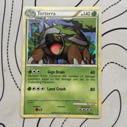 Pokemon TCG Torterra Theme Deck Exclusives Holo Card 10/95 Cracked Ice - MP - Image 1