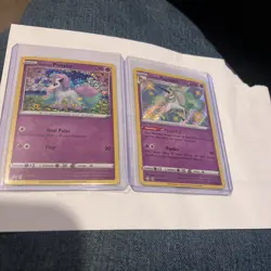 Pokemon TCG Galarian Rapidash SV048/SV122 and Galarian Ponyta swsh013 - Image 2