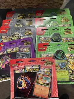 Pokemon Ascended Heroes 2 Pack Blisters & Tech Sticker Collection Bundle💫✨ - Image 1