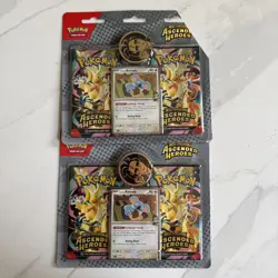 2 Pokemon Mega Evolution Ascended Heroes 2-Pack Blister Larry (Factory Sealed) - Image 1