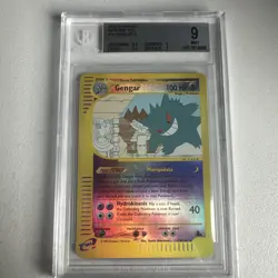 Gengar Reverse Holo Rare Skyridge Beckett 9 WOTC Vintage Pokemon - Image 1