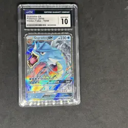 2019 Pokemon Sun & Moon Hidden Fates Holo Gyarados GX #16 CGC 10 GEM MINT - Image 1
