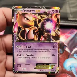 Pokemon Mewtwo EX BW45 Black & White Promo Holo 170 HP X Ball Psydrive - Image 1
