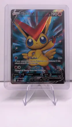 Pokemon Victini V Ultra Rare Holo Full Art Battle Styles 144/163 190 HP - Image 1