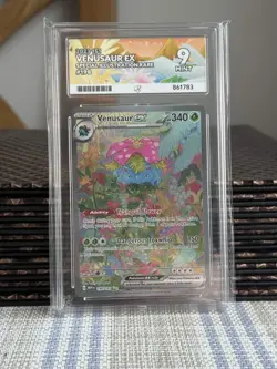 Venusaur Ex 198/165 Scarlet & Violet 151 SIR Pokemon Graded Ace 9 Mint - Image 1